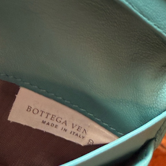 Bottega Veneta Teal Leather Women’s wallet - Picture 3 of 10
